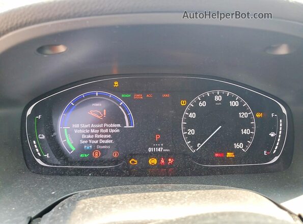 19XZE4F52ME001098 2021 HONDA INSIGHT Gray Vista del cuadro de instrumentos