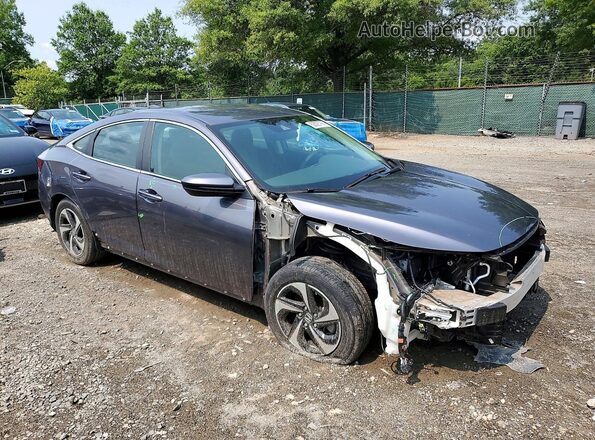 19XZE4F52ME001098 2021 HONDA INSIGHT Gray Delantero derecho