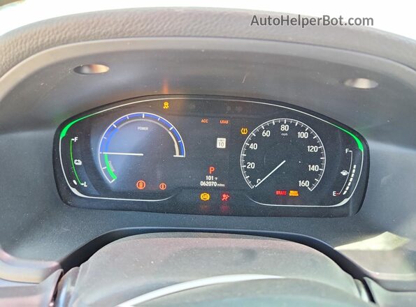 19XZE4F53LE008205 2020 HONDA INSIGHT Белый Вид щитка приборов