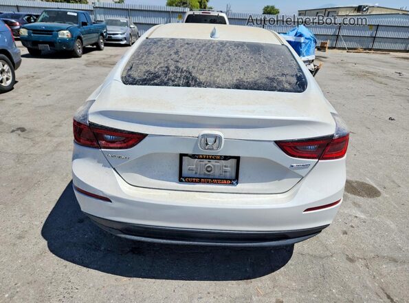 19XZE4F53LE008205 2020 HONDA INSIGHT Белый Вид сзади