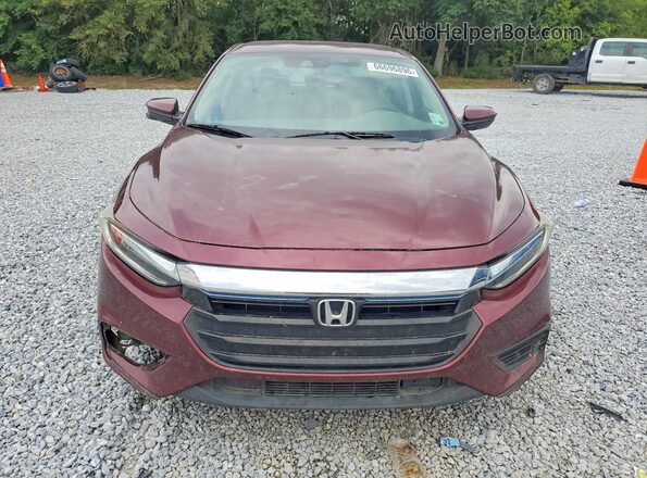 19XZE4F57KE016483 2019 HONDA INSIGHT Maroon წინა ხედი
