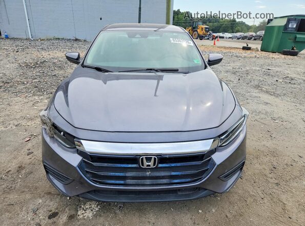 19XZE4F58ME010372 2021 HONDA INSIGHT Gray წინა ხედი