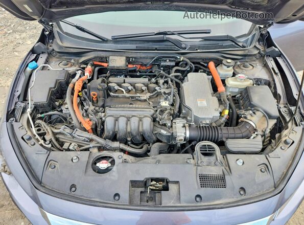 19XZE4F58ME010372 2021 HONDA INSIGHT Gray უკანა სალონის ხედი