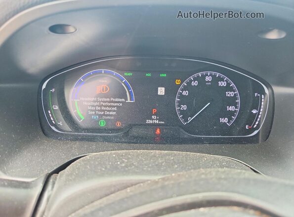 19XZE4F58ME010372 2021 HONDA INSIGHT Gray ხელსაწყოთა პანელის ხედი