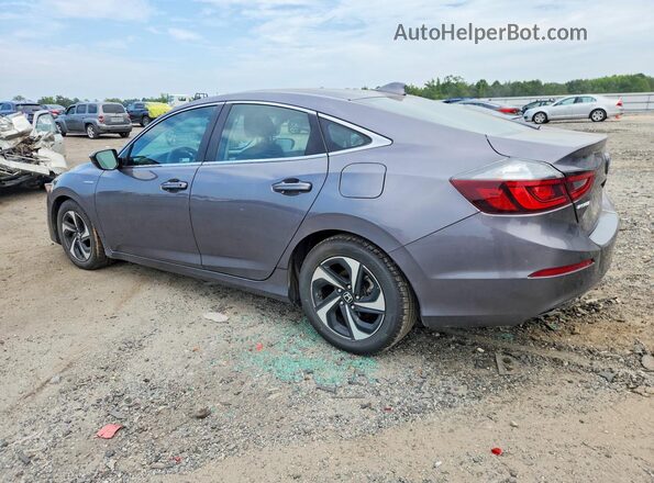 19XZE4F58ME010372 2021 HONDA INSIGHT Gray უკანა მარცხენა
