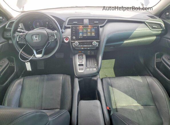 19XZE4F94KE003743 2019 HONDA INSIGHT Black წინა პანელის ხედი