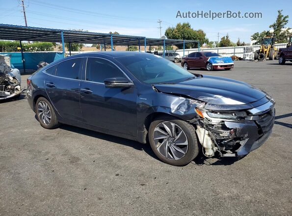 19XZE4F95KE008448 2019 HONDA INSIGHT Charcoal Front right