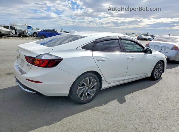 19XZE4F96LE010601 2020 HONDA INSIGHT White უკანა მარჯვენა
