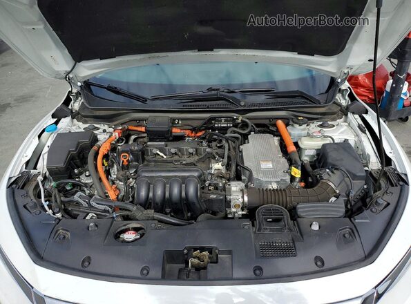19XZE4F96LE010601 2020 HONDA INSIGHT White უკანა სალონის ხედი