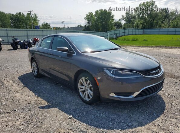 1C3CCCAB0GN181883 2016 CHRYSLER 200 Угольный Передняя правая четверть