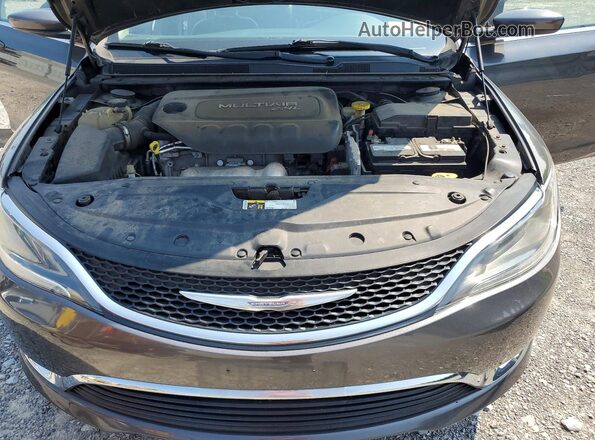 1C3CCCAB0GN181883 2016 CHRYSLER 200 Угольный Вид задней части салона