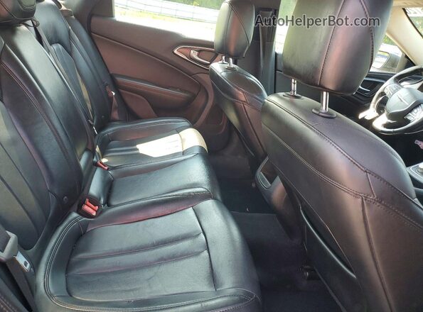 1C3CCCAB0GN181883 2016 CHRYSLER 200 Угольный Вид задних сидений