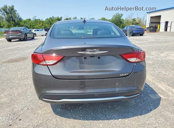 1C3CCCAB0GN181883 2016 CHRYSLER 200 Угольный Вид сзади