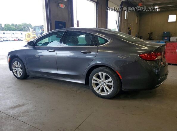 1C3CCCAB1GN103192 2016 CHRYSLER 200 Gray Задня ліва чверть