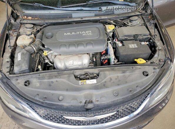 1C3CCCAB1GN103192 2016 CHRYSLER 200 Gray Вид задньої частини салону