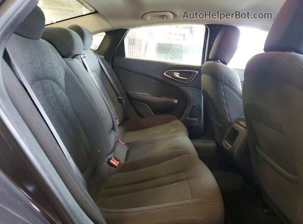 1C3CCCAB1GN103192 2016 CHRYSLER 200 Gray Вид задніх сидінь