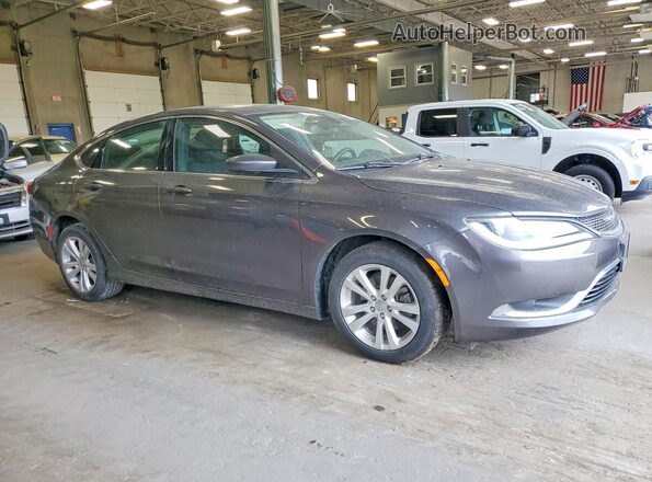 1C3CCCAB1GN103192 2016 CHRYSLER 200 Gray Передня права чверть