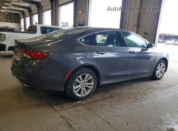 1C3CCCAB1GN103192 2016 CHRYSLER 200 Gray Задня права чверть