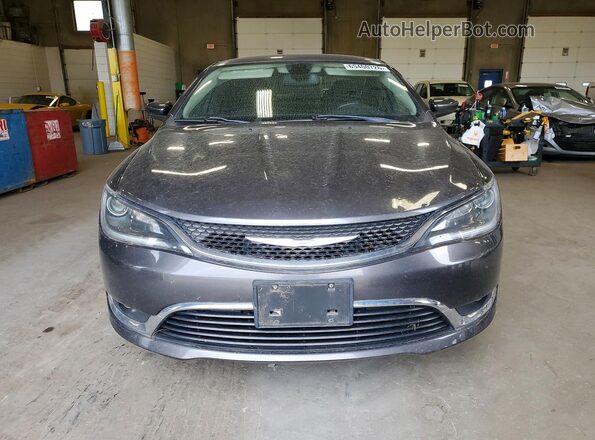 1C3CCCAB1GN103192 2016 CHRYSLER 200 Gray Вид спереду