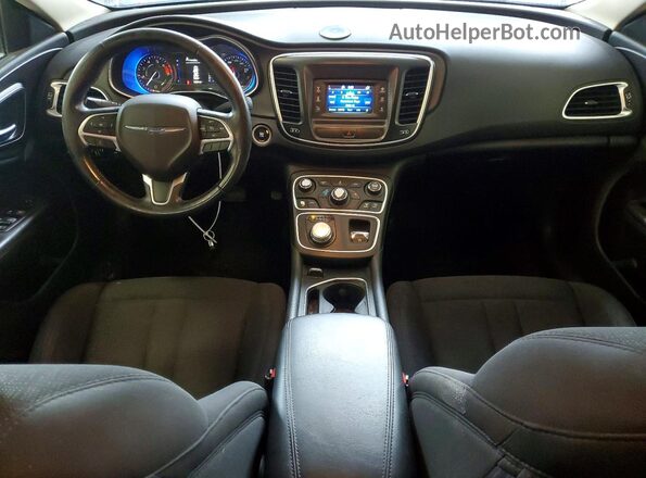 1C3CCCAB1GN103192 2016 CHRYSLER 200 Gray Вид панелі приладів