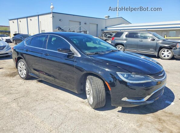 1C3CCCAB3GN119183 2016 CHRYSLER 200 Black Передня права чверть