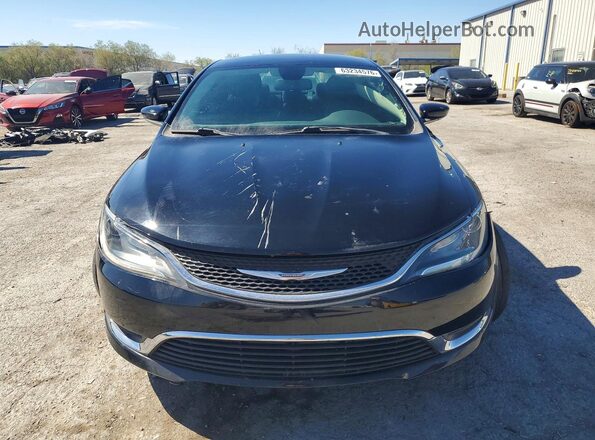 1C3CCCAB3GN119183 2016 CHRYSLER 200 Black Вид спереду