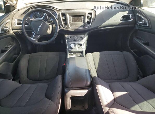1C3CCCAB3GN119183 2016 CHRYSLER 200 Black Вид панелі приладів