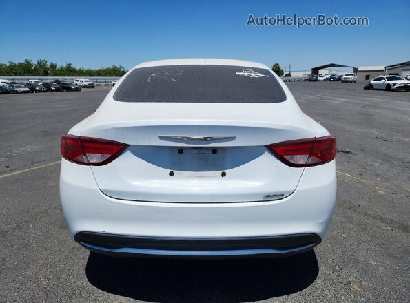 1C3CCCAB3GN137117 2016 CHRYSLER 200 White Widok z tyłu