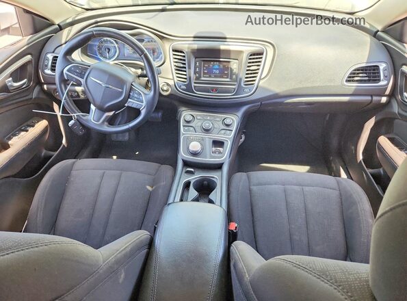 1C3CCCAB3GN137117 2016 CHRYSLER 200 White Widok deski rozdzielczej