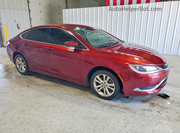 1C3CCCAB3GN148246 2016 CHRYSLER 200 Maroon Delantero derecho