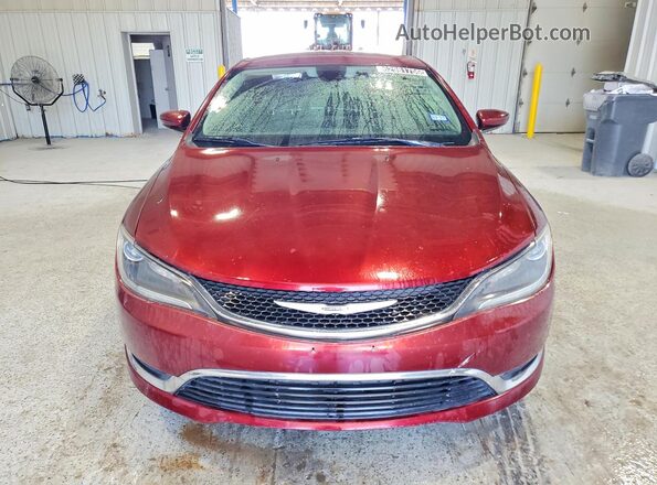 1C3CCCAB3GN148246 2016 CHRYSLER 200 Maroon Vista frontal