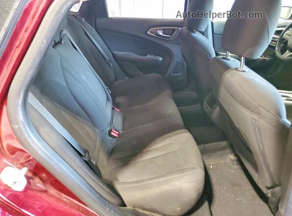 1C3CCCAB3GN148246 2016 CHRYSLER 200 Maroon Vista de los asientos traseros