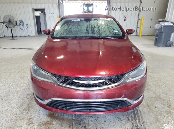 1C3CCCAB3GN148246 2016 CHRYSLER 200 Maroon Vista de la etiqueta del VIN