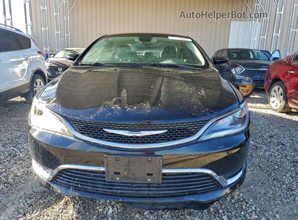 1C3CCCAB4GN103624 2016 CHRYSLER 200 Black Widok z przodu