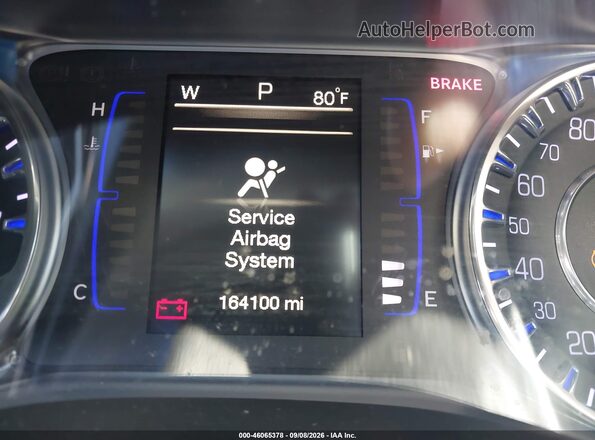 1C3CCCAB5GN107214 2016 CHRYSLER 200 Black Widok tylnych siedzeń