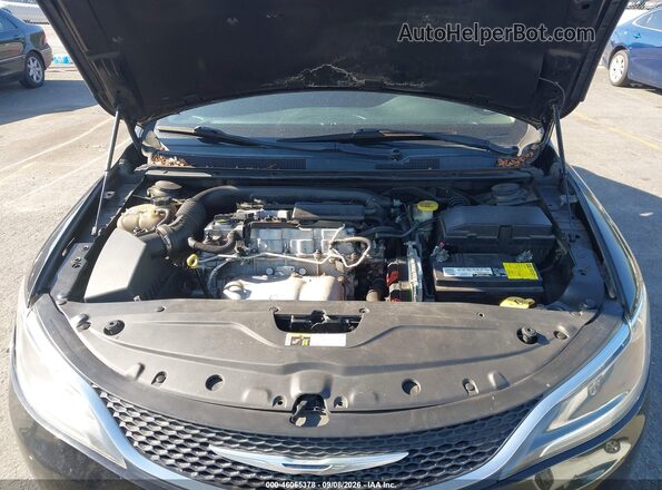 1C3CCCAB5GN107214 2016 CHRYSLER 200 Black Widok z tyłu