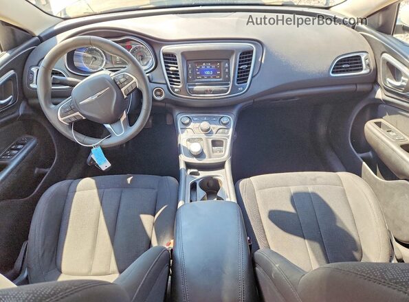1C3CCCAB5GN133599 2016 CHRYSLER 200 White Dashboard view