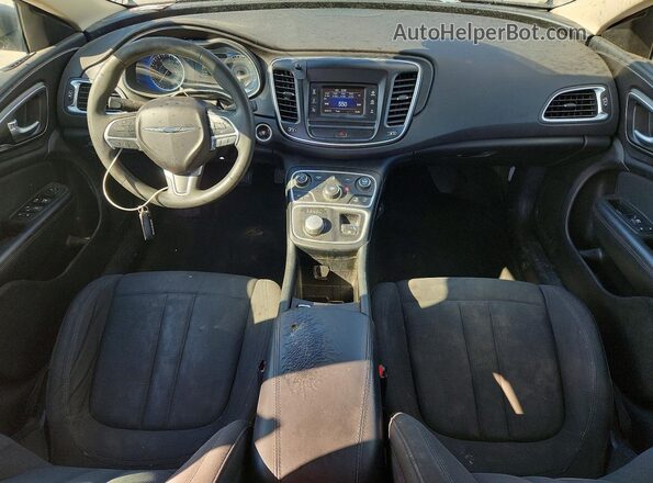 1C3CCCAB6GN175893 2016 CHRYSLER 200 Silver წინა პანელის ხედი