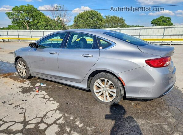 1C3CCCAB6GN175893 2016 CHRYSLER 200 Silver უკანა მარცხენა