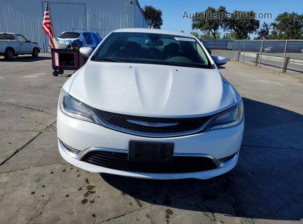 1C3CCCAB8GN127540 2016 CHRYSLER 200 White Դիմացի տեսք