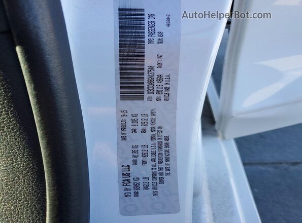 1C3CCCAB8GN127540 2016 CHRYSLER 200 White Շարժիչի բաժամունքի տեսք