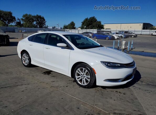 1C3CCCAB8GN127540 2016 CHRYSLER 200 White Առջևի աջ