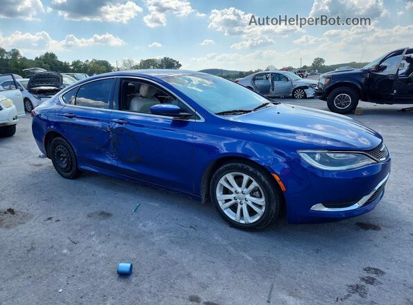 1C3CCCAB9GN175192 2016 CHRYSLER 200 Blue წინა მარჯვენა