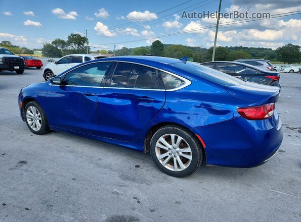 1C3CCCAB9GN175192 2016 CHRYSLER 200 Blue უკანა მარცხენა
