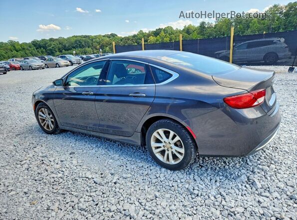 1C3CCCABXGN133372 2016 CHRYSLER 200 Charcoal Trasero izquierdo