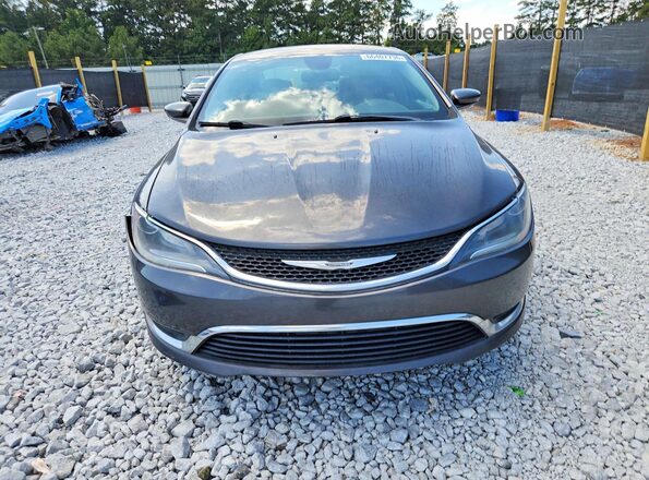 1C3CCCABXGN133372 2016 CHRYSLER 200 Charcoal Vista frontal