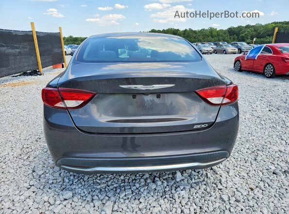1C3CCCABXGN133372 2016 CHRYSLER 200 Charcoal Vista trasera