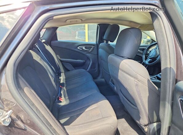 1C3CCCABXGN133372 2016 CHRYSLER 200 Charcoal Vista de los asientos traseros