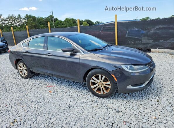 1C3CCCABXGN133372 2016 CHRYSLER 200 Charcoal Delantero derecho