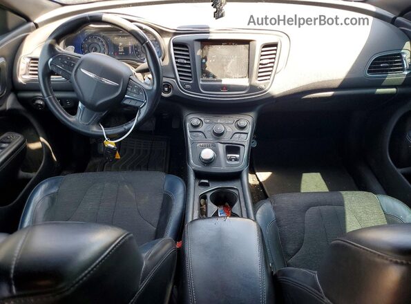 1C3CCCDG8GN100667 2016 CHRYSLER 200 Синий Вид панели приборов